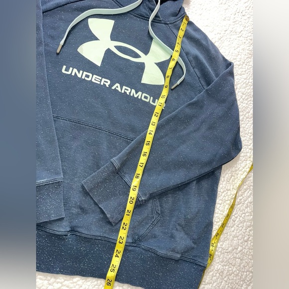 Under Armour Rival Hoodie Blue Sweatshirt Women’s XL - Picture 4 of 6